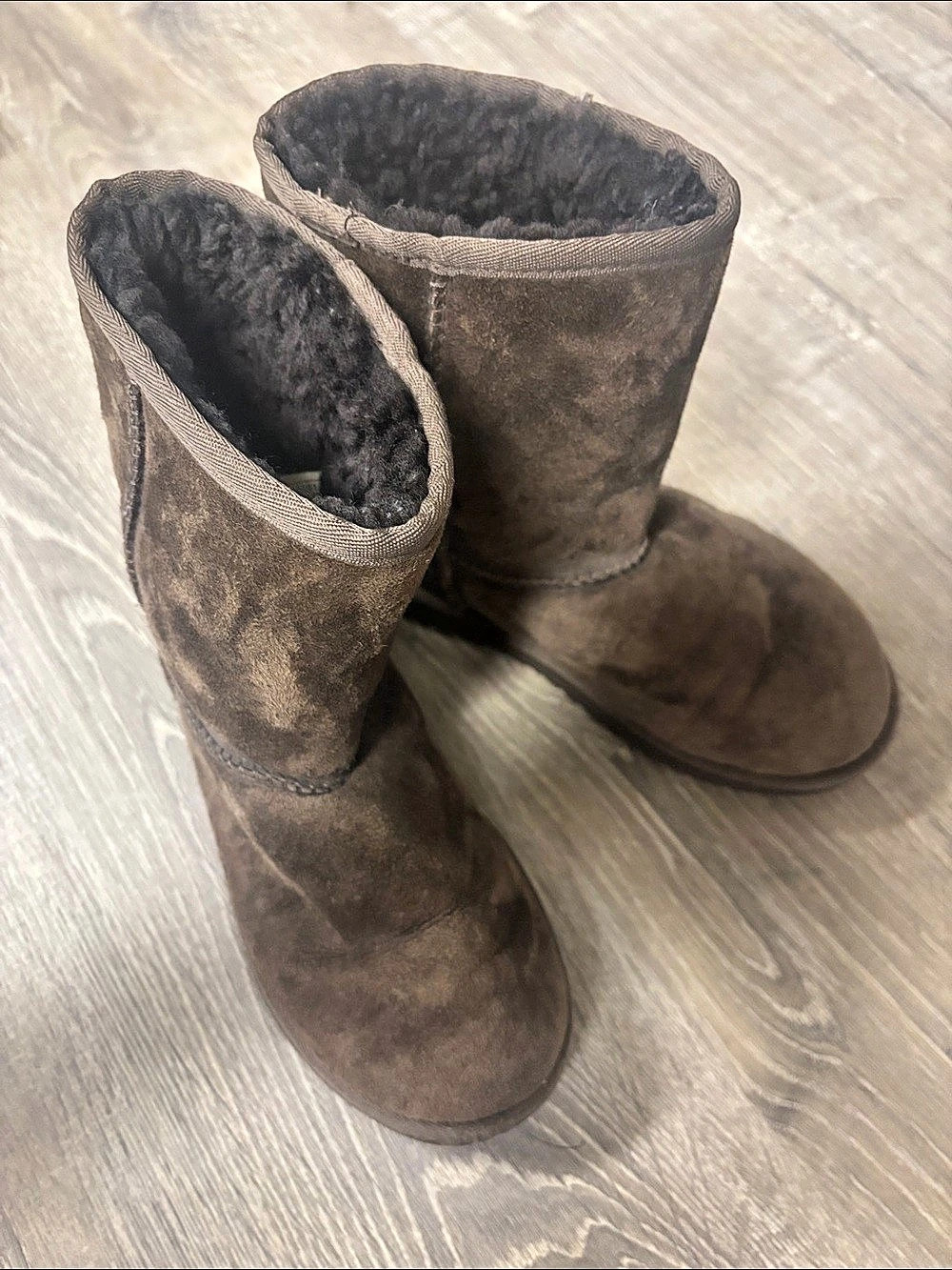 UGG Classic Short II Boot Brown Suede Winter Boots